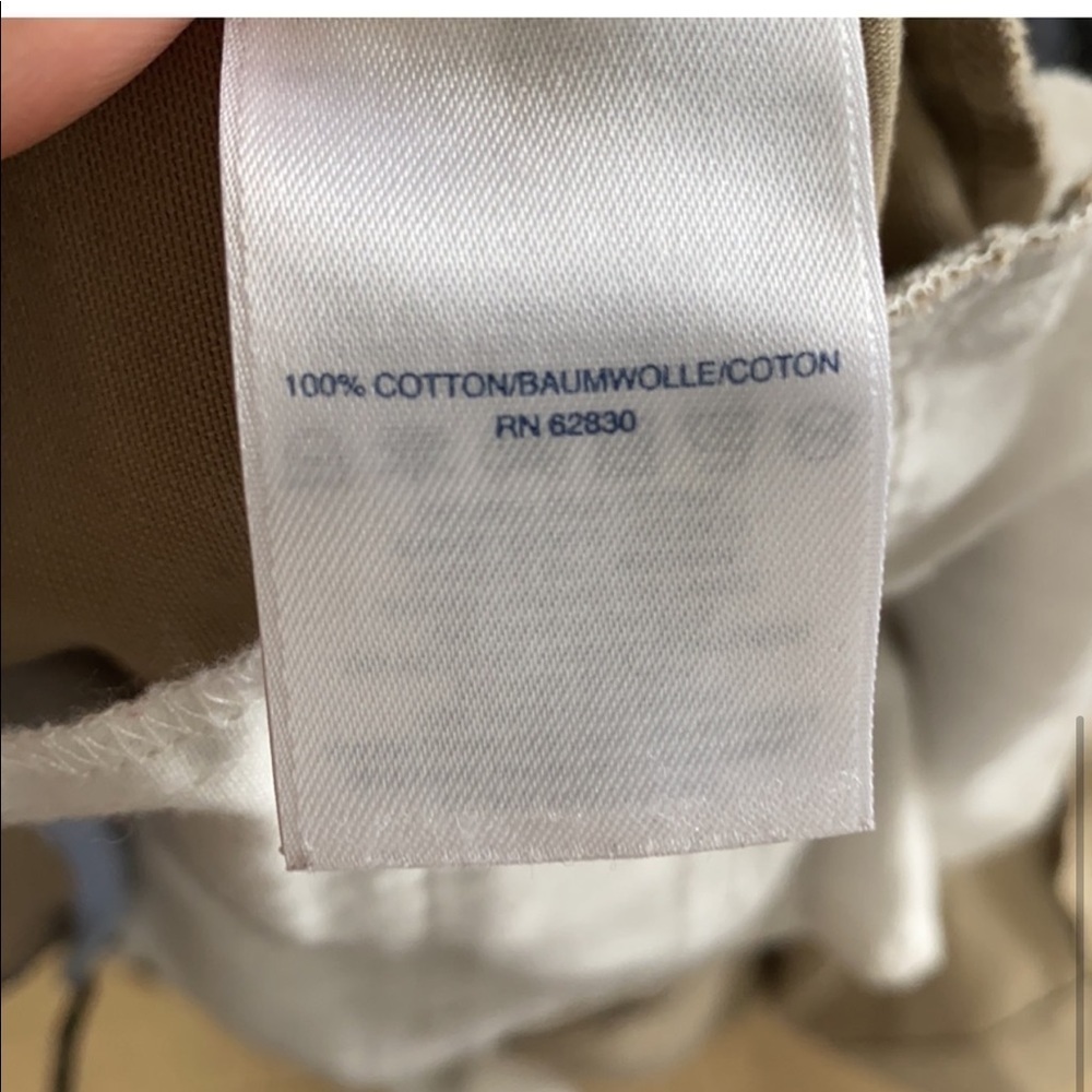 Mens Cotton Plain Front Chino Shorts - Picture 5 of 5